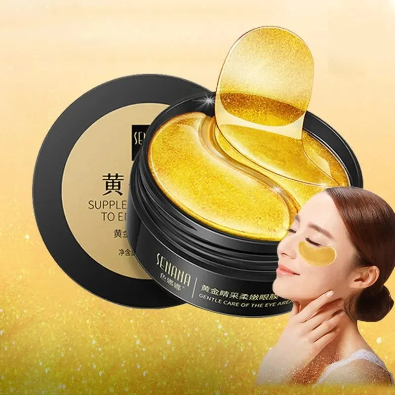 The Perk: 24K Gold & Hyaluronic Revitalizing Eye Mask 60pcs