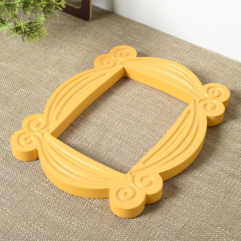 Iconic Yellow Peephole Frame – Handmade Replica