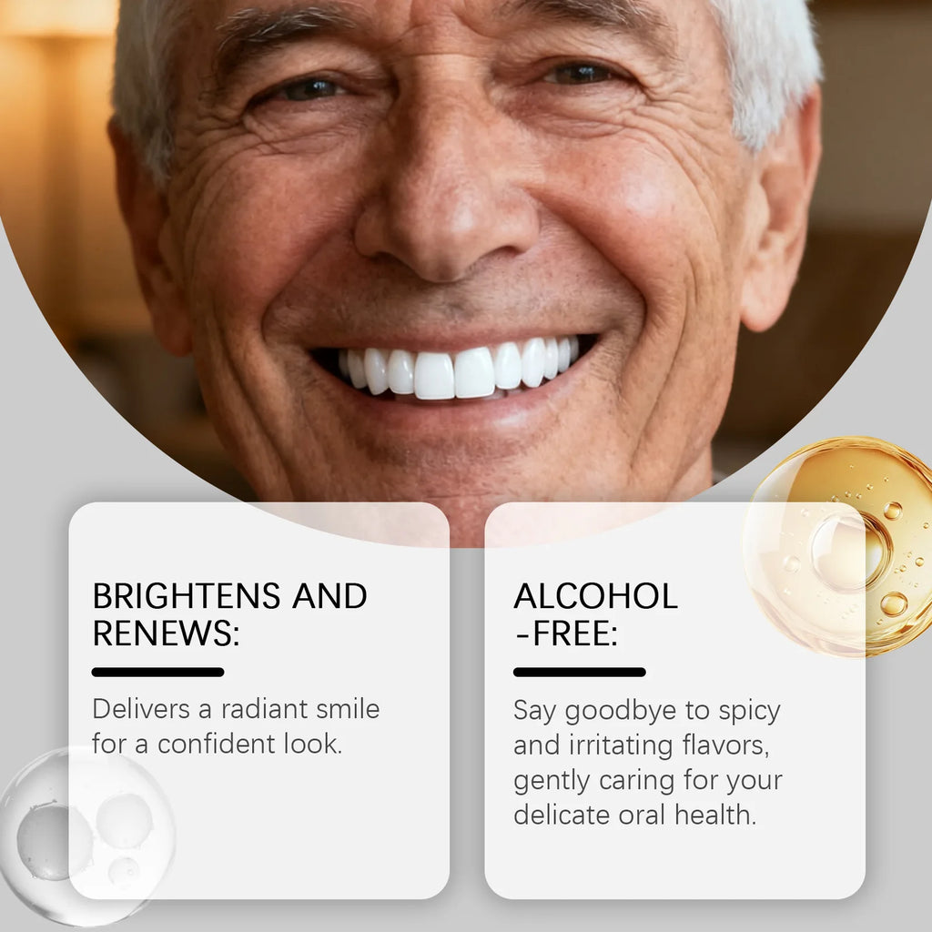 Advanced Teeth Whitening Mouthwash – Instant Stain Remover & Fresh Breath Oral Cleanse