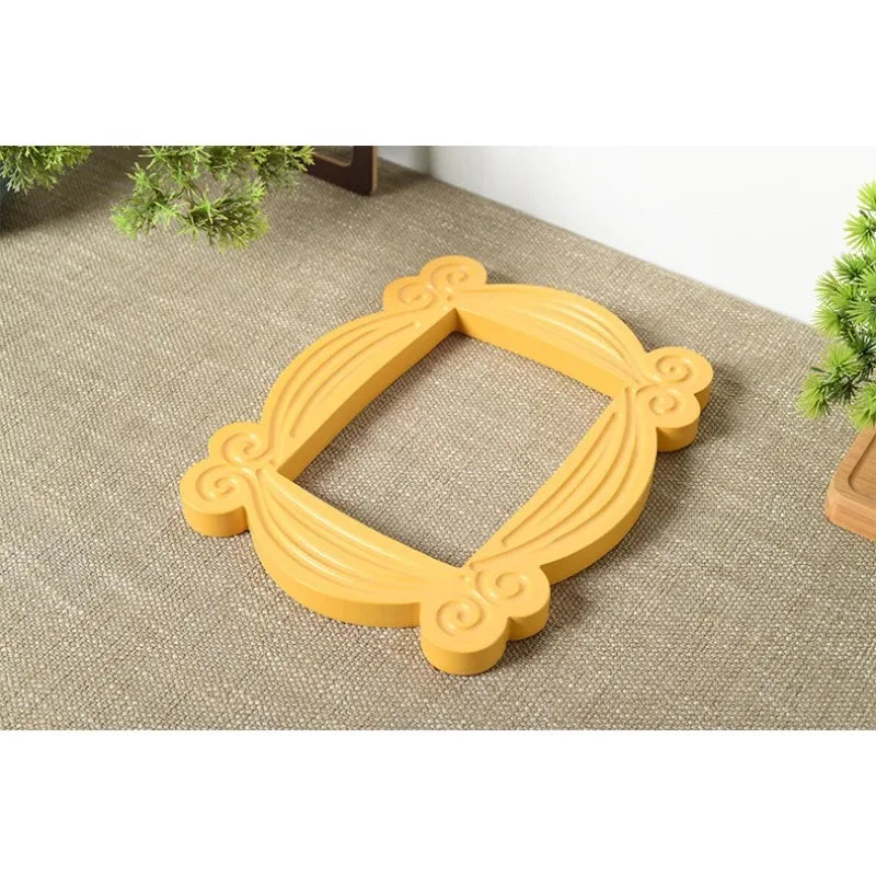 Iconic Yellow Peephole Frame – Handmade Replica
